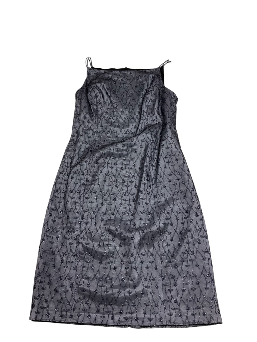 Y2K Sheer overlay grey whimsigoth gothic dark romantic dress 2P 2 P